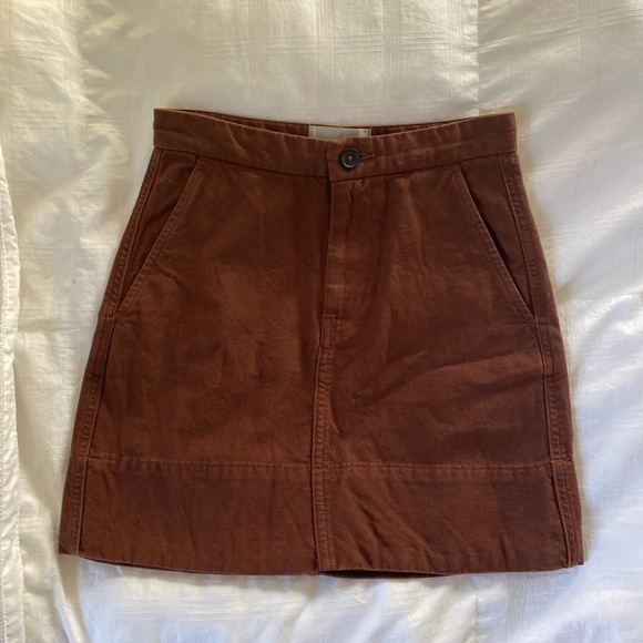 Everlane The Canvas Stamp Skirt - Picture 1 of 9